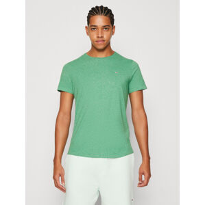 Tommy Jeans pánské zelené triko SLIM JASPE - L (LY3)